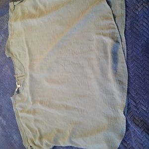 Sage green short sleeve blouse